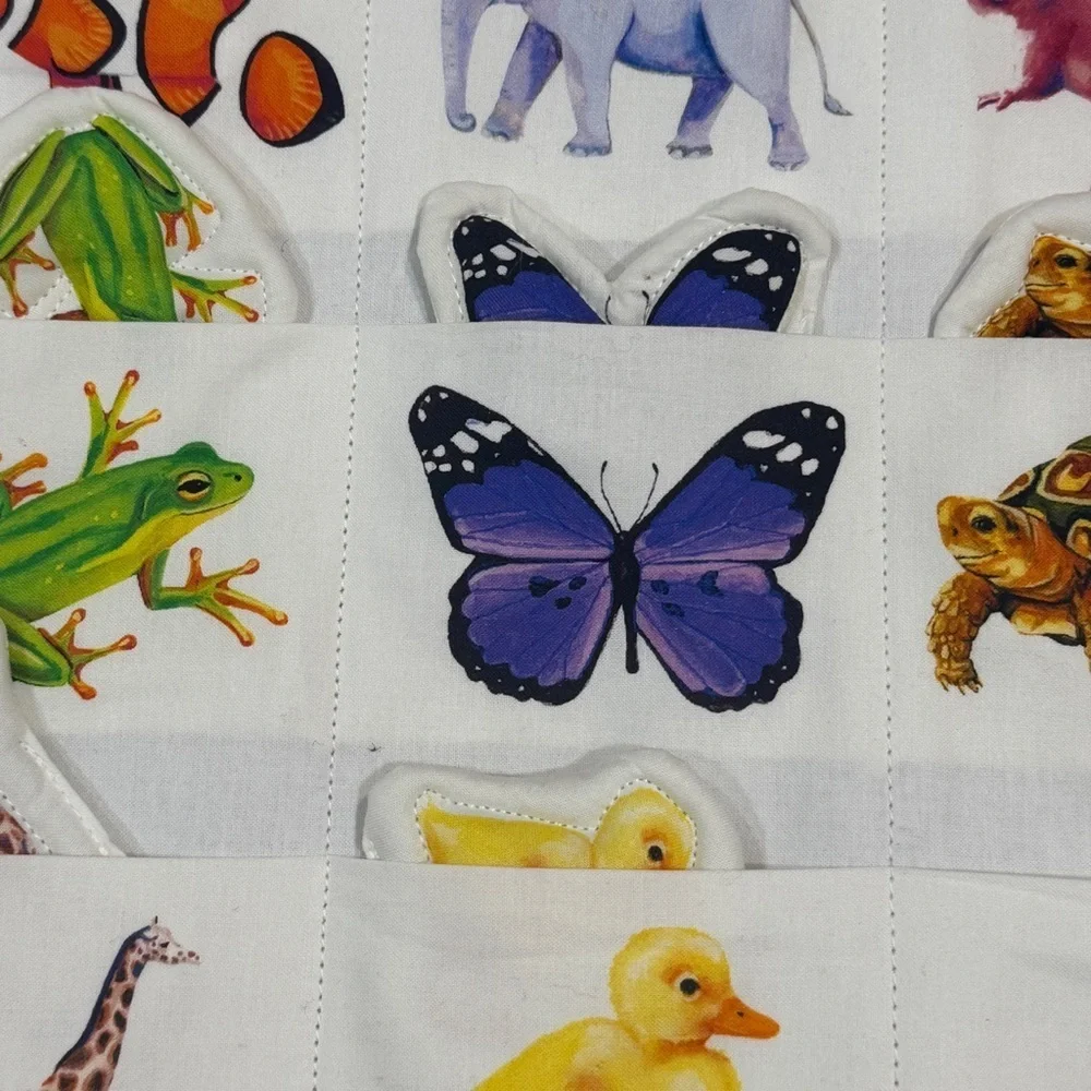 Lovevery toy toddler quilted Critter Pockets TheRealist playkit animals matching